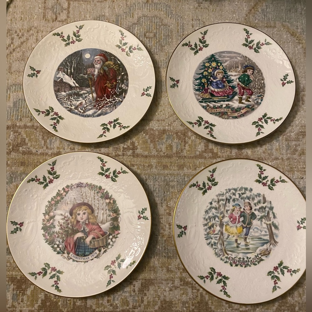 4 Royal Daulton Christmas Plates